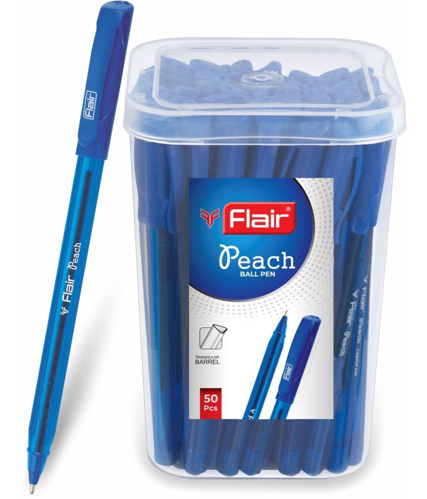     			Flair Peach Ball Pen Blue Pack of 50