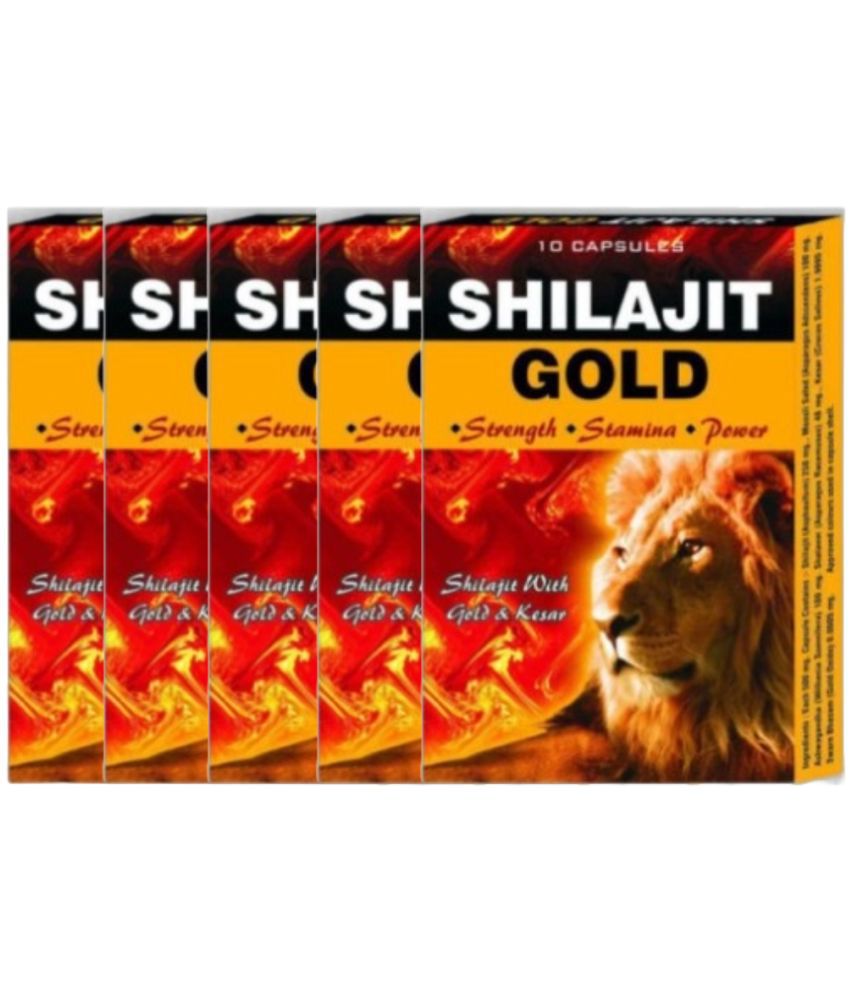     			G&G Shilajit Gold  Herbal Capsule Pack of 10x5=50no.s For Men