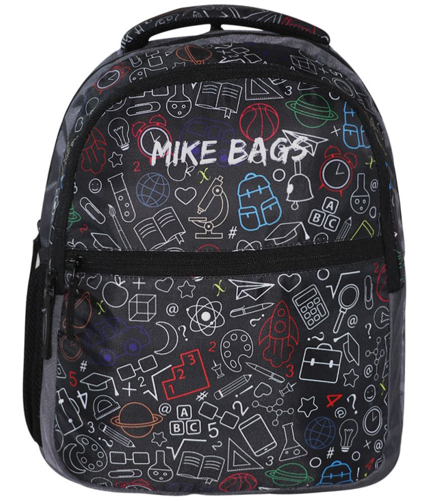     			mikebgas 13 Ltrs Black Polyester College Bag