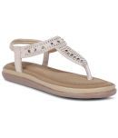 Bata Comfit Beige Women's Flats