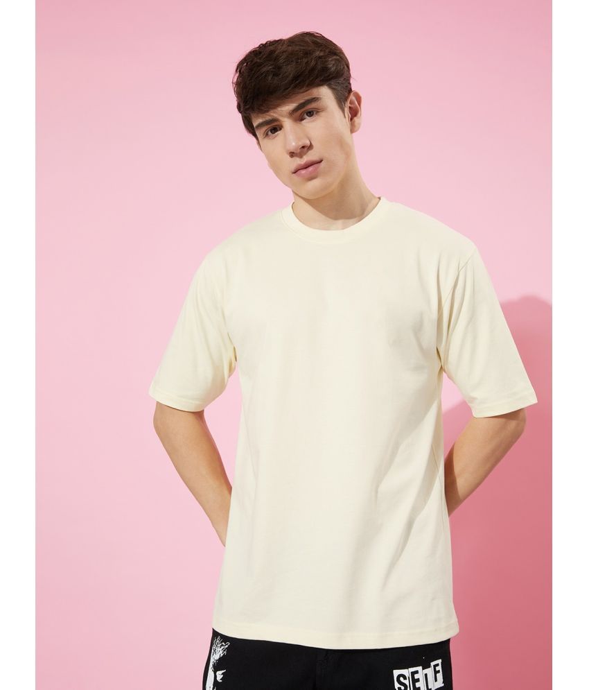     			AKTIF Cotton Regular Fit Printed Half Sleeves Men's T-Shirt - Beige ( Pack of 1 )
