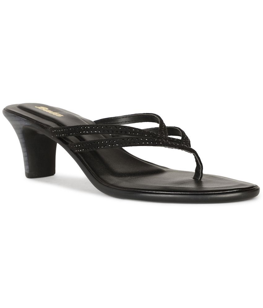     			Bata Black Women's Sandal Heels