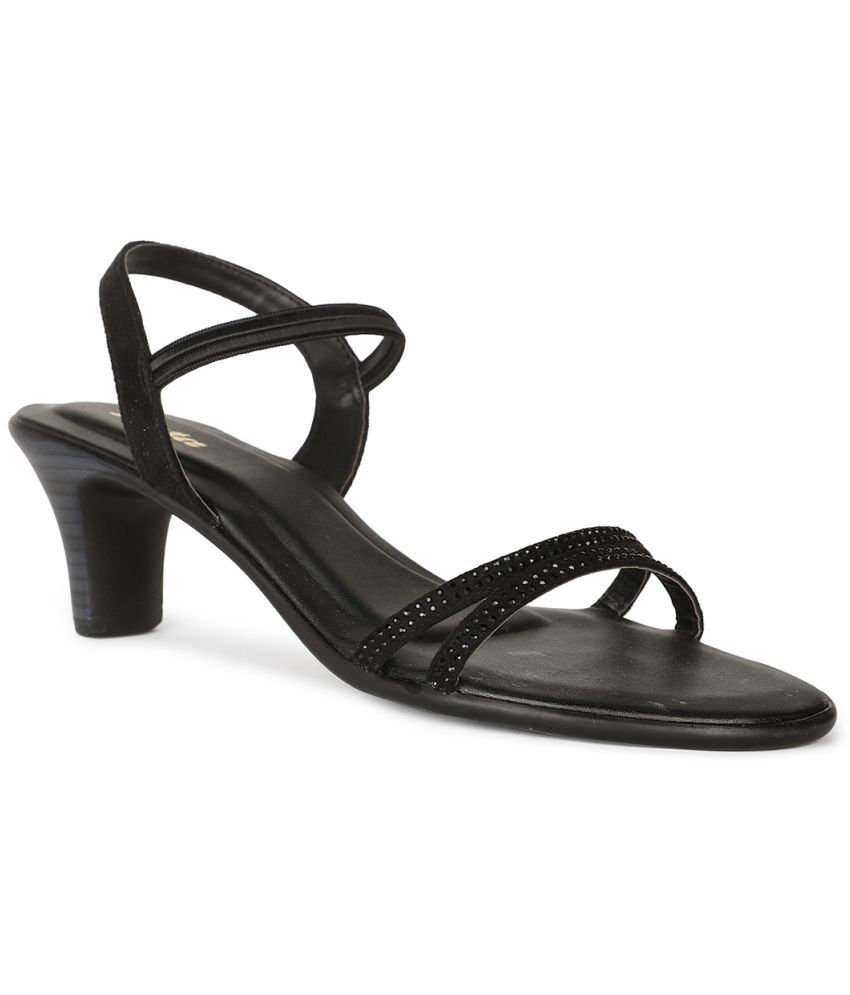     			Bata Black Women's Sandal Heels