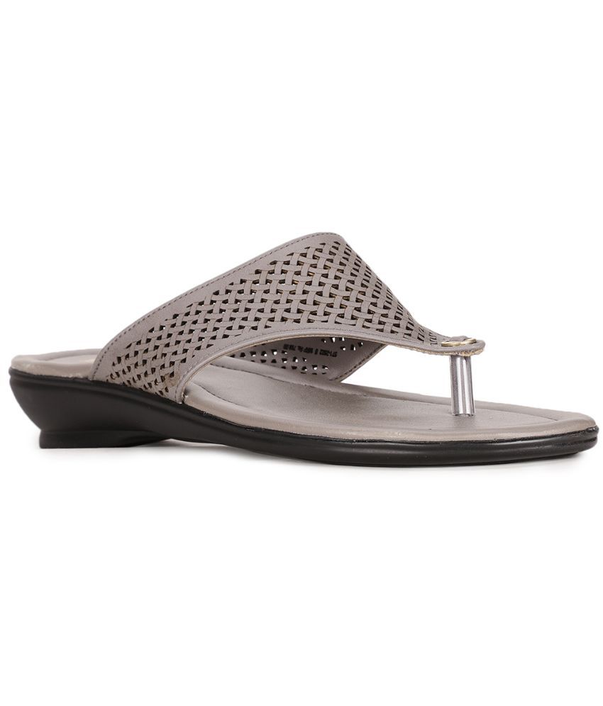     			Bata Gray Women's Flats