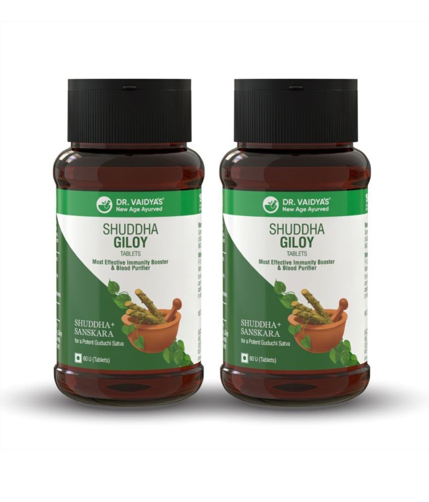     			Dr. Vaidya's Shuddha Giloy Tablets | (60 Tablets) Pack of 2