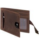 Lorenz Beige 100% Leather Men's RFID Wallet ( Pack of 1 )