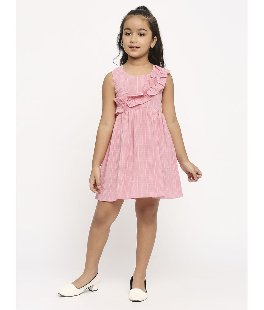     			gufrina Pink Polyester Girls Fit And Flare Dress ( Pack of 1 )