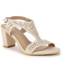 Bata Beige Women's Sandal Heels