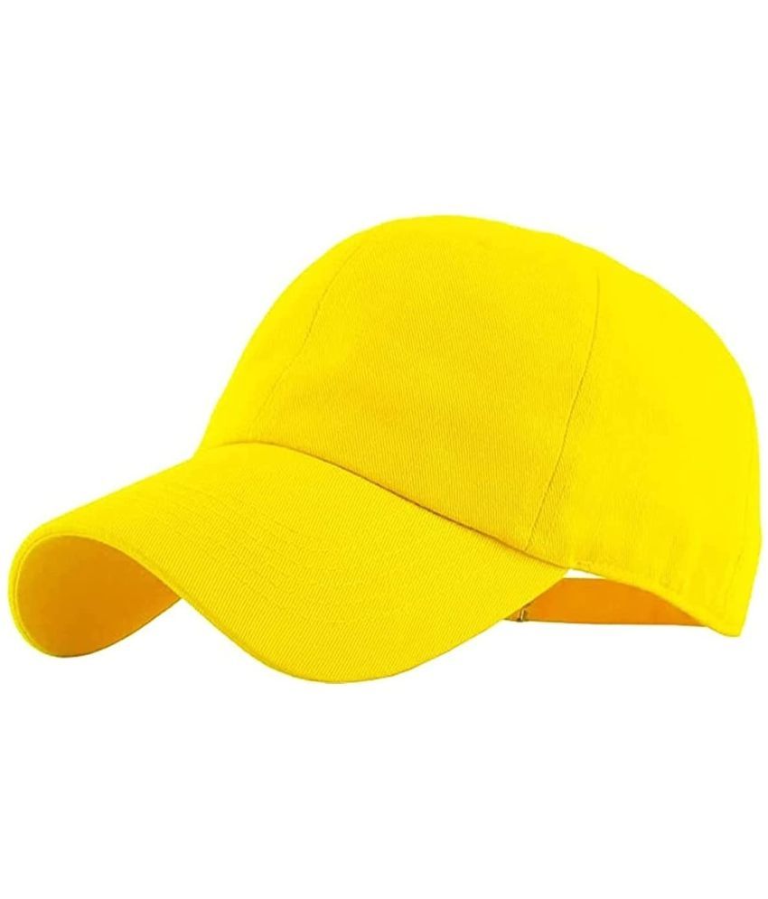     			Creature Yellow Cotton Blend Men's Cap ( Pack of 1 )