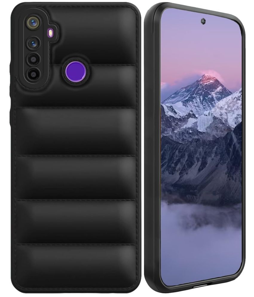     			Doyen Creations Shock Proof Case Compatible For Silicon Realme 5 pro ( Pack of 1 )