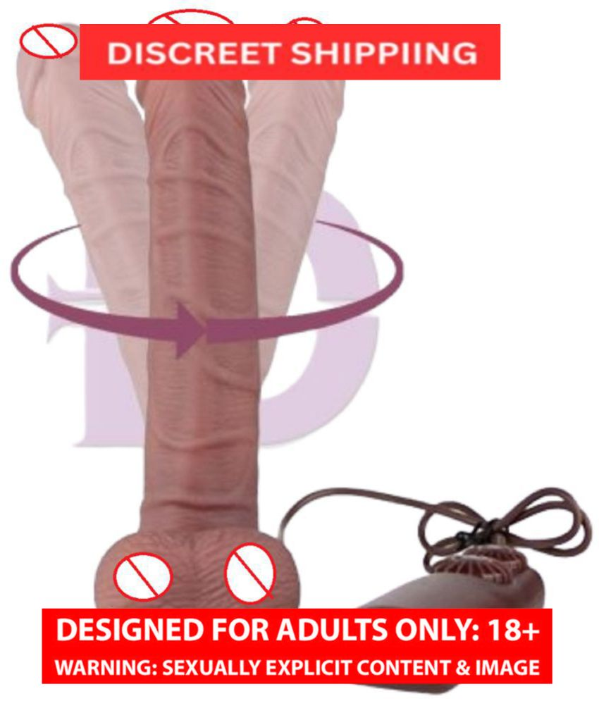     			KNIGHTRIDER 10 Inch 360 digree Rotating Vibrating Premium Dildo With Remote and Suction Cup For Woman