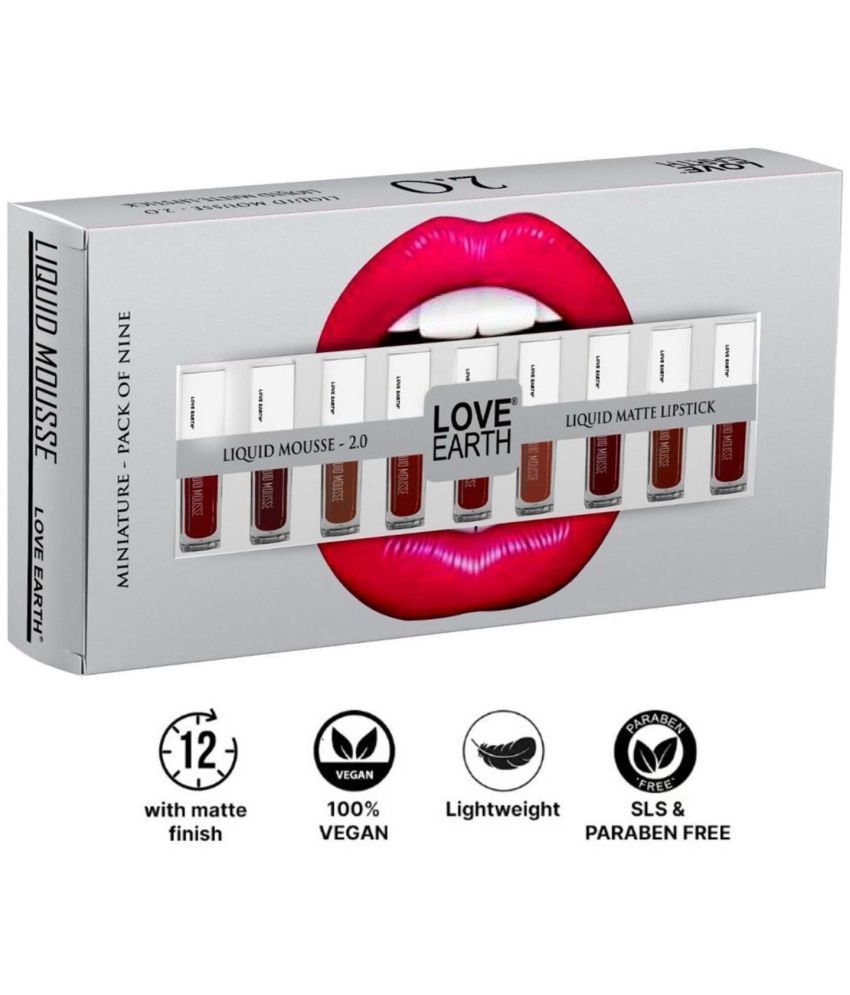     			LOVE EARTH Multi Matte Lipstick 18 ML