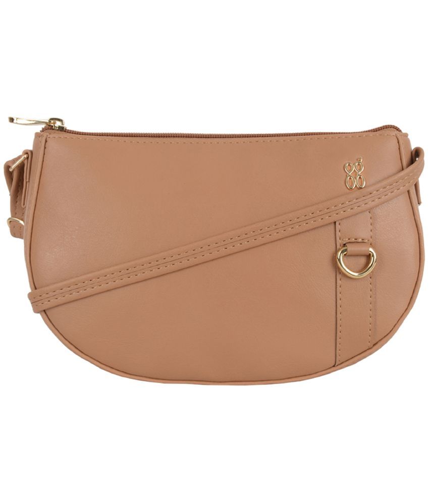     			Baggit Beige PU Handheld