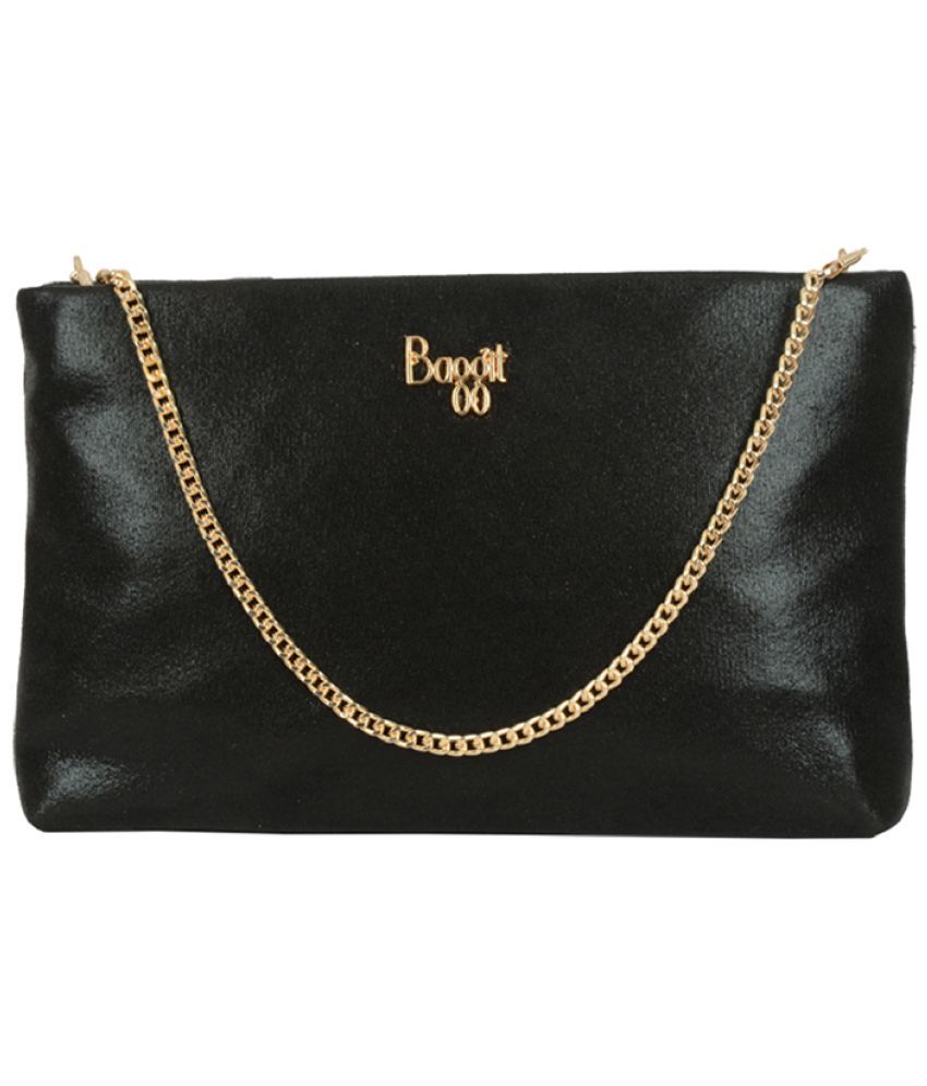     			Baggit Black PU Handheld