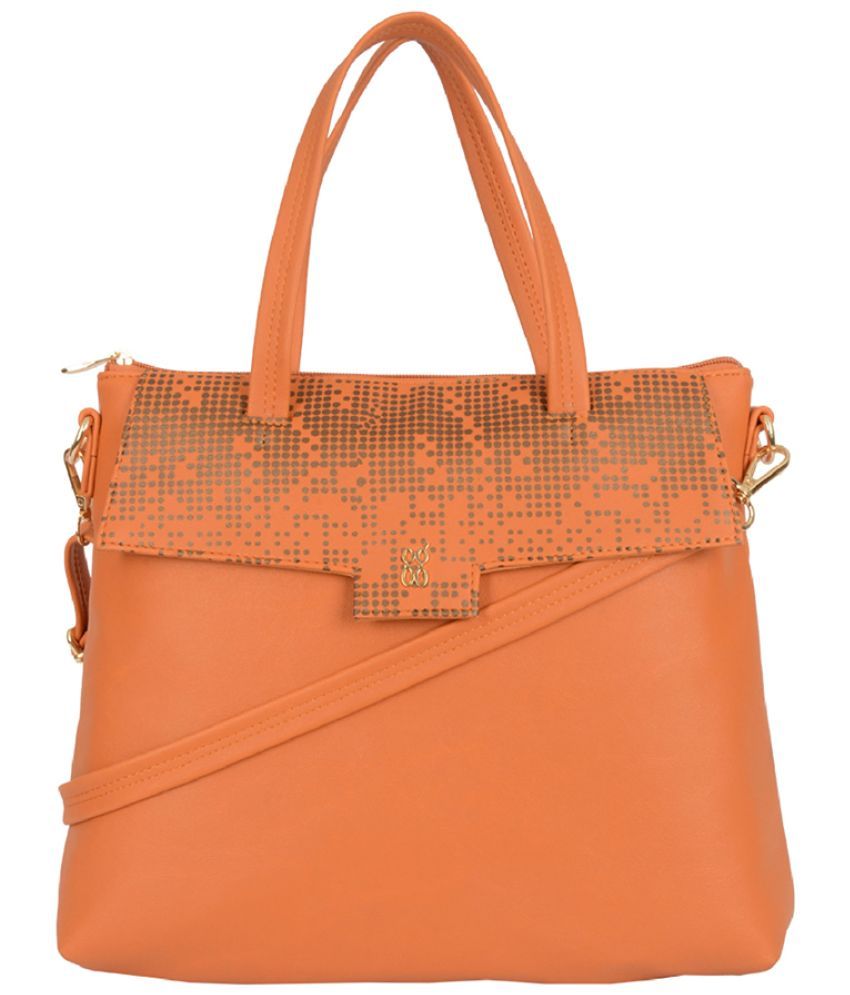     			Baggit Tote Bag PU Set of 1 ( Orange )