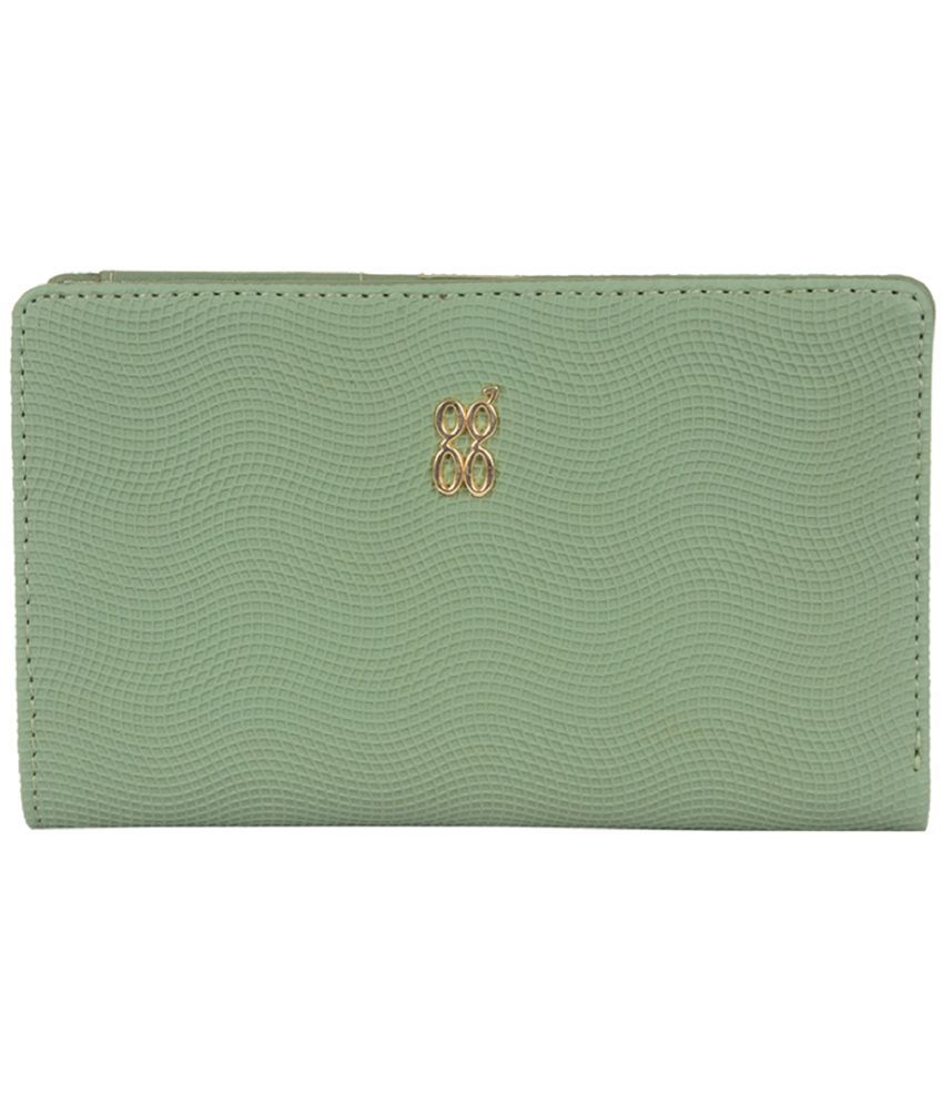     			Baggit PU Green Women's Bi Fold Wallet ( Pack of 1 )