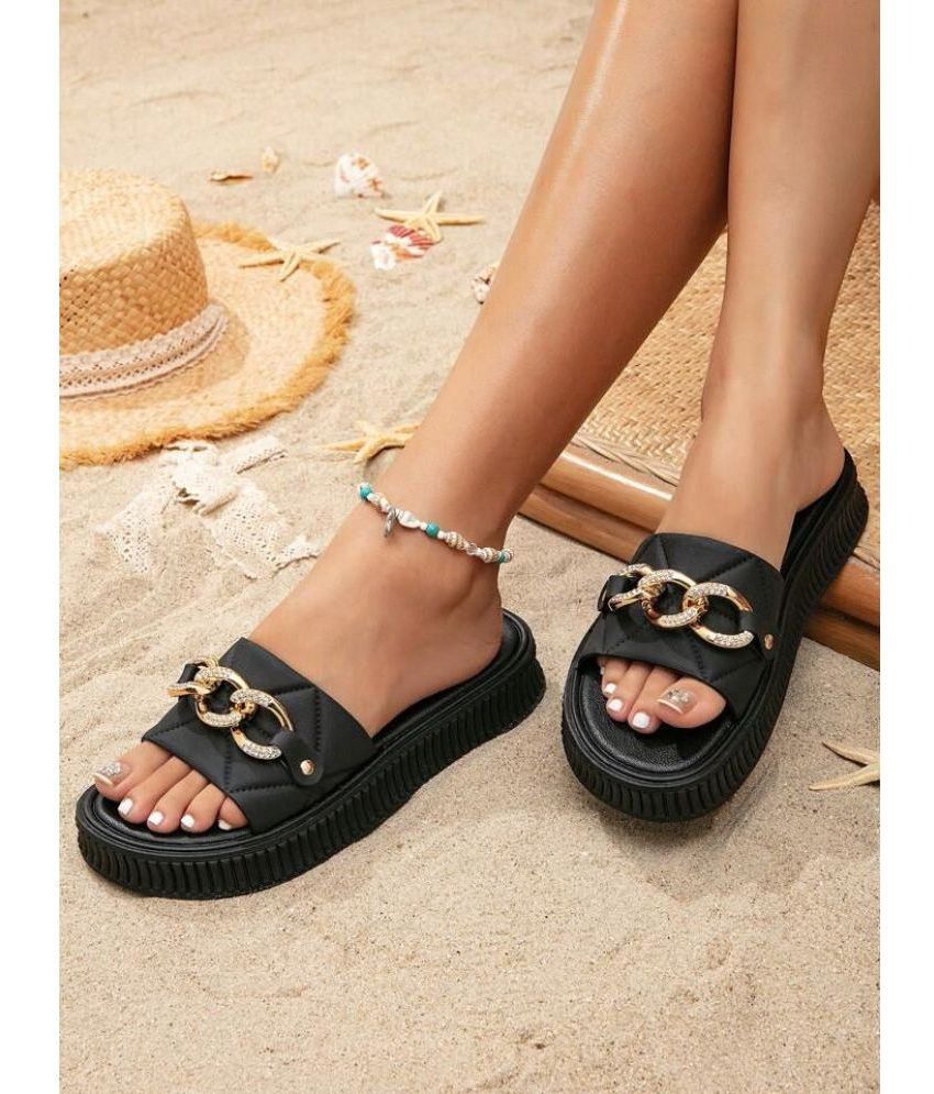     			Deals4you Black Women's Slide