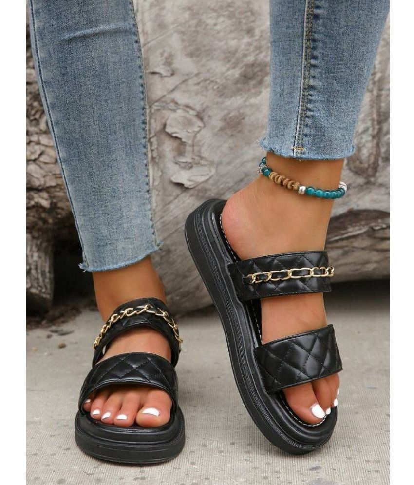     			Deals4you Black Women's Slide