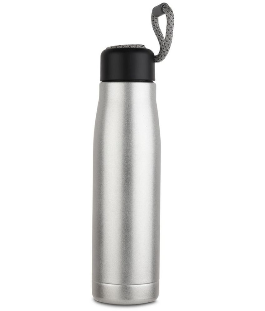     			TISYAA Vacuum Flask Silver Thermosteel Flask ( 500 ml )