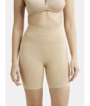 Jockey SH03 Women Mid Waist Cotton Rich Elastane Stretch Seamfree Shorts Shapewear - Light Skin