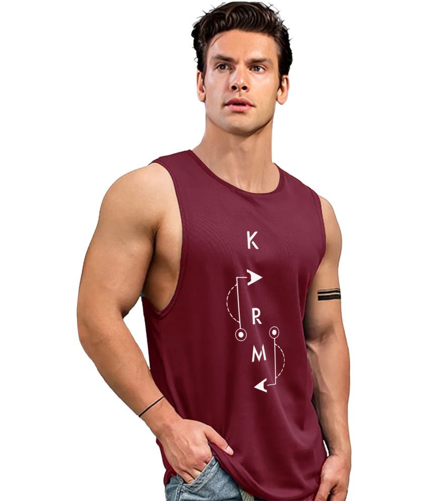     			AUSK Polyester Men's Vest ( Maroon )