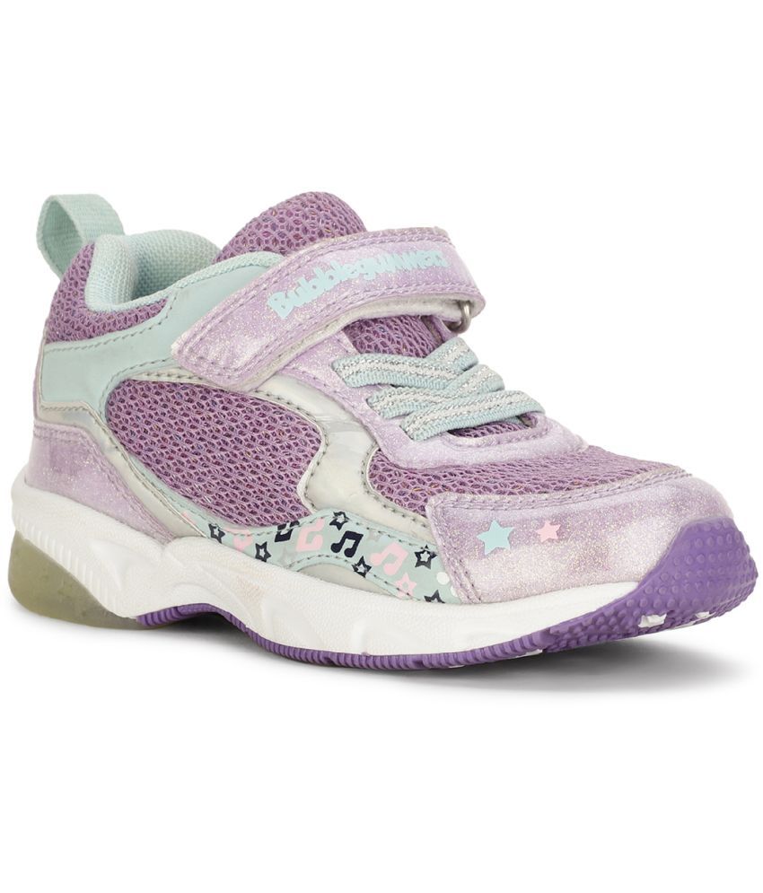     			Bubble Gummers by BATA - Purple Boy's Sneakers ( 1 Pair )