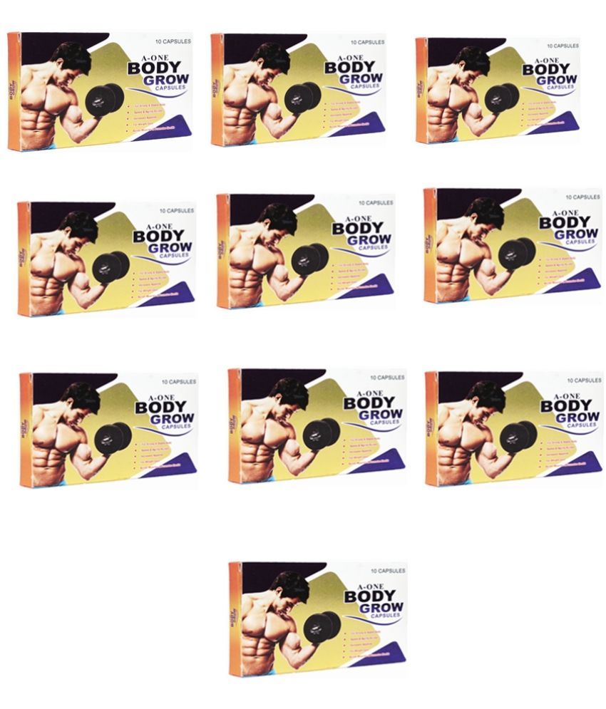     			Dr. Chopra GG A-One Body grow capsules 10 no.s Unflavoured Pack of 10