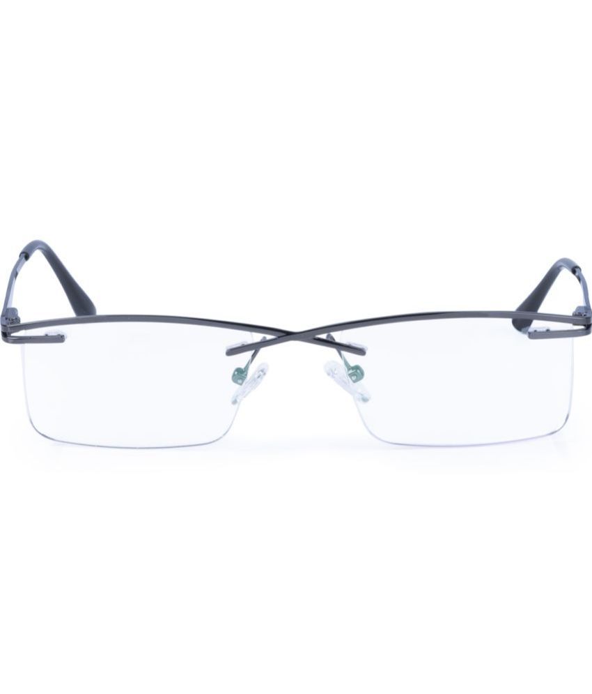     			Redex Light Grey Rectangular Eyeglass Frame ( Pack of 1 )