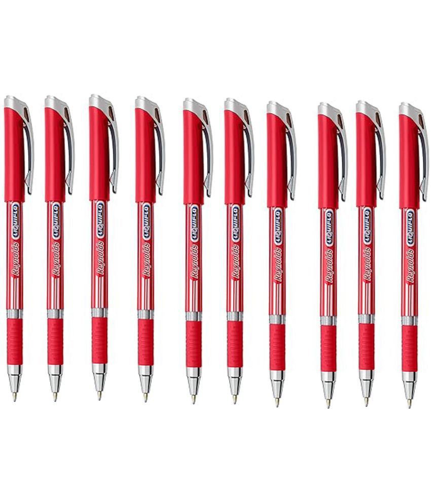     			Reynolds Liquiflo Ball Pen 1 Pcs Red Pack of 10