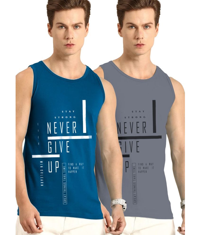     			Pack of 2 AUSK Polyester Men's Vest ( Grey )