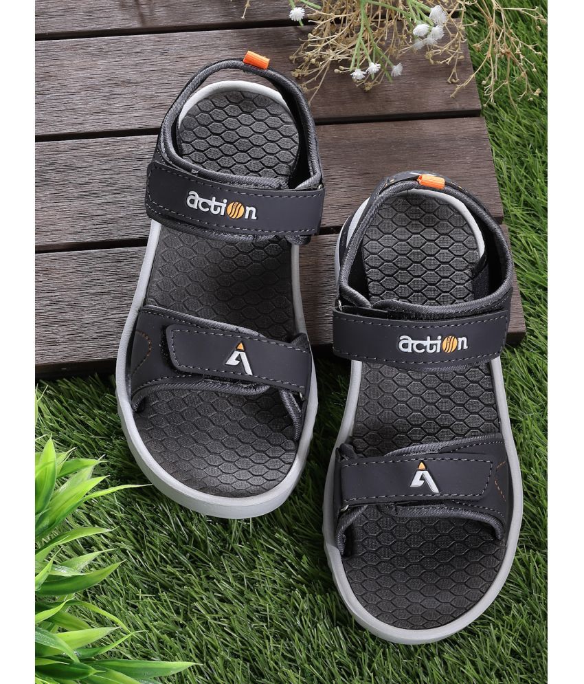    			Action - Light Grey Men's Floater Sandals