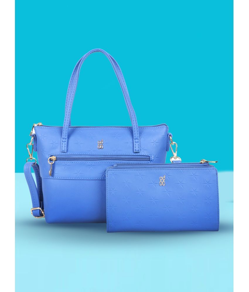     			Baggit Blue PU Combo