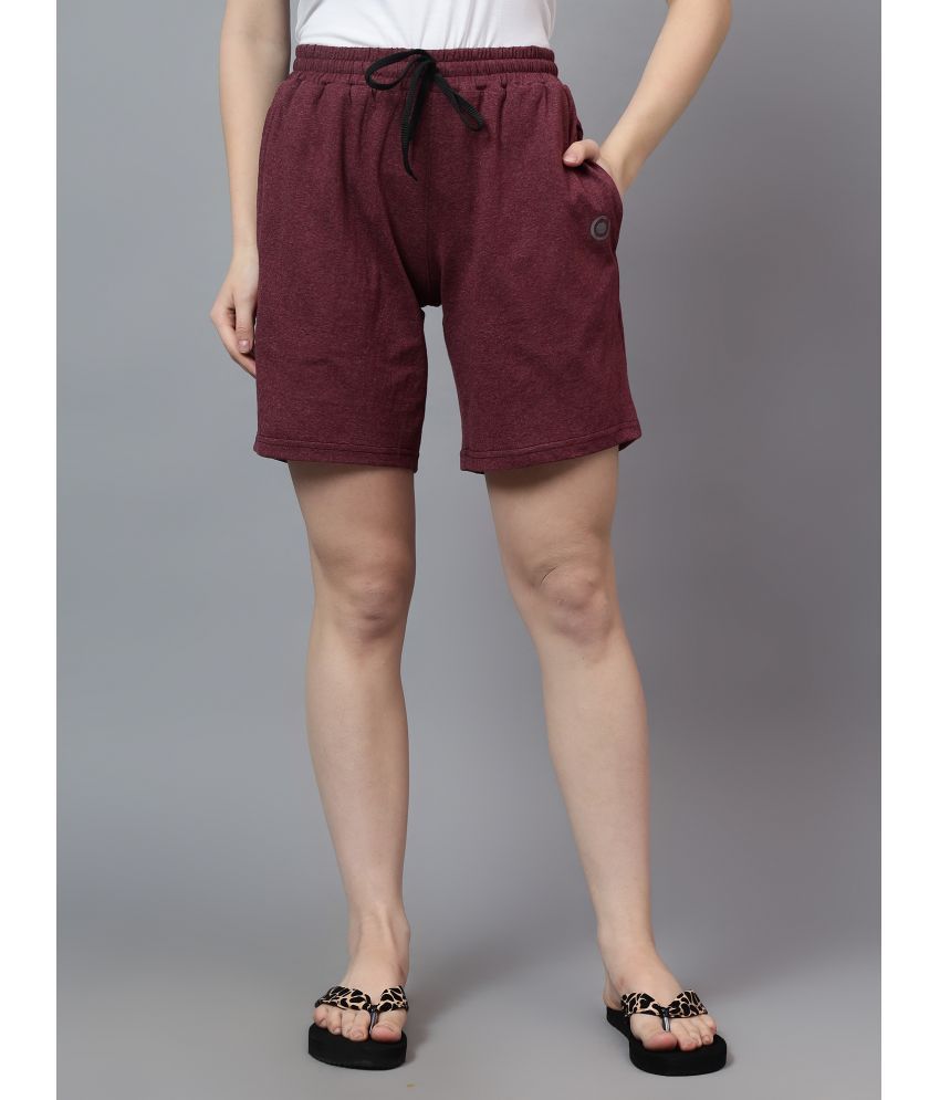     			Diaz Cotton Cut-Offs - Purple Single