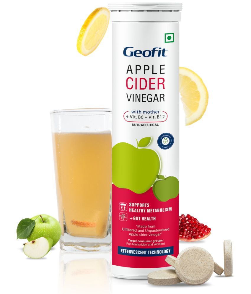     			Geofit Apple Cider Vinegar with Mother Effervescent ACV Tablets for Weight Loss -15 Tablets
