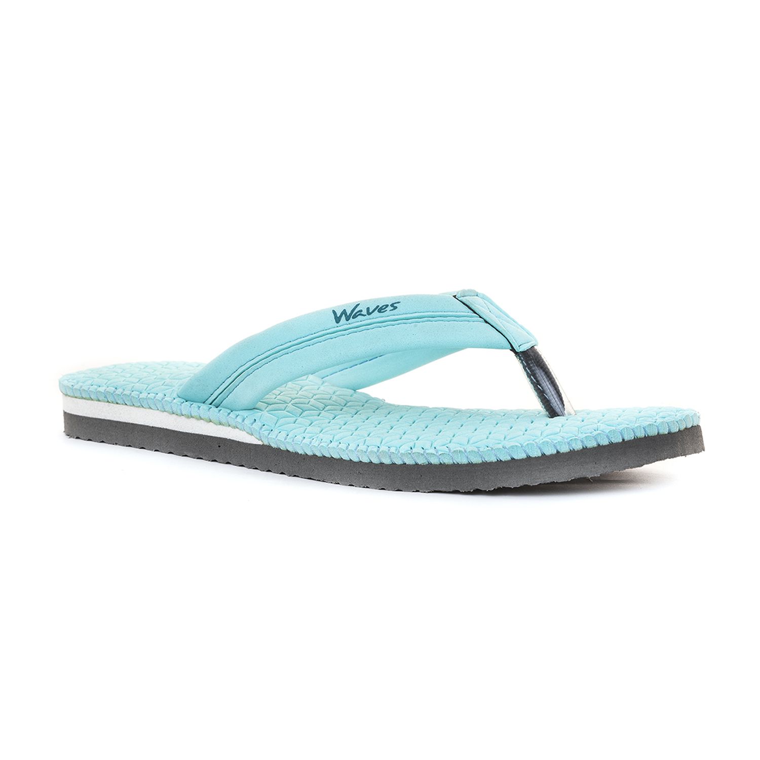     			KHADIM Blue Women's Slide Flip Flop