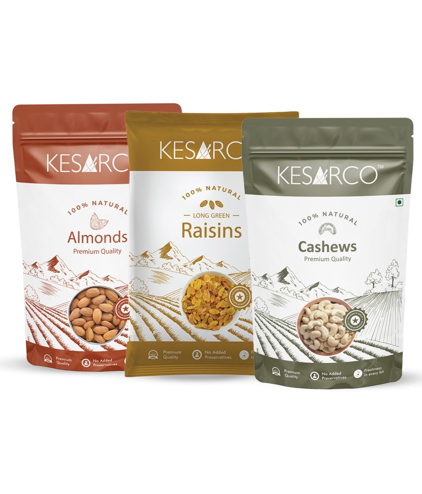     			Kesarco Mixed Nuts Gift Box 600 g Pack of 3