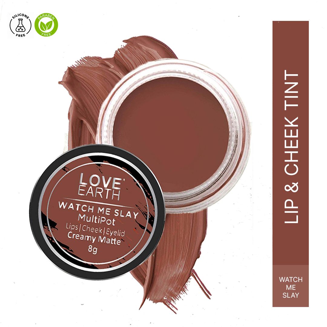     			LOVE EARTH Caramel Matte Lipstick 8 GRM