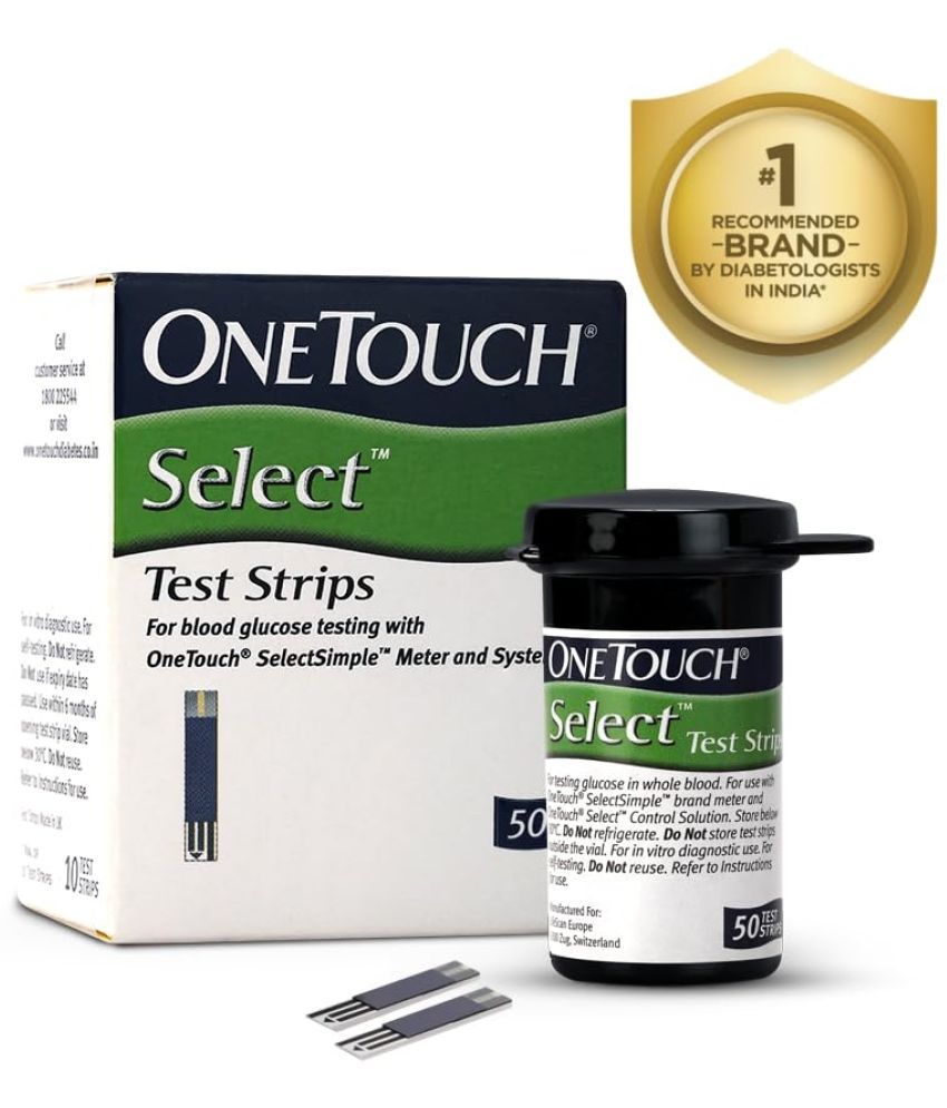     			OneTouch Select Test Strips | Pack of 50 Strips | For use with OneTouch Select Simple Glucometer