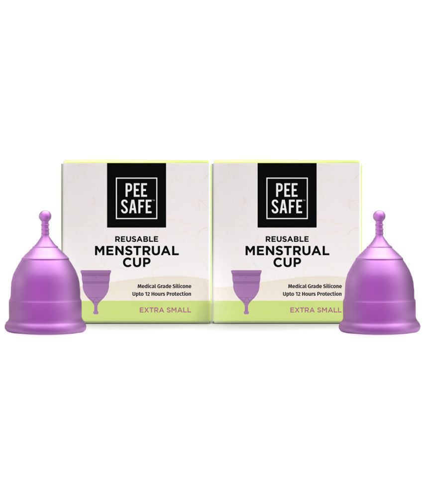     			PEE SAFE Silicone Reusable Menstrual Cup Small ( Pack of 2 )
