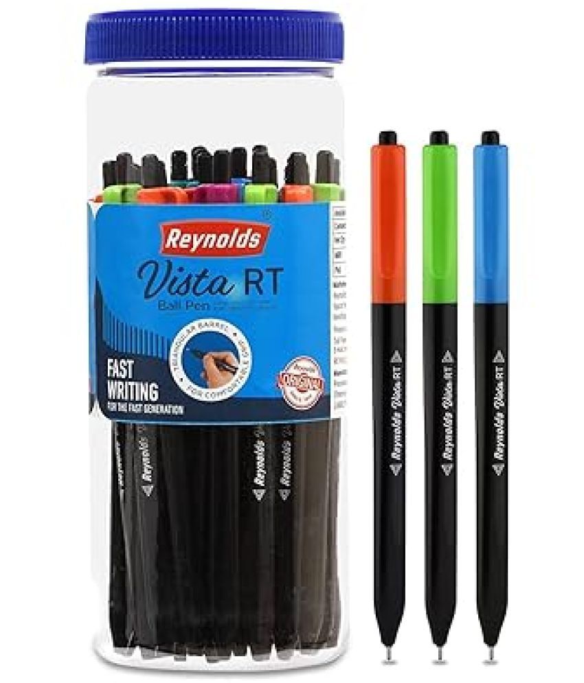     			Reynolds Vista Rt Ball Pen 25 Pcs Jar Blue