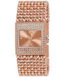 Viser Rose Gold Metal Analog Womens Watch