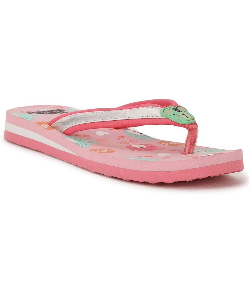     			Bubble Gummers Teddy blush Girls Flip Flops