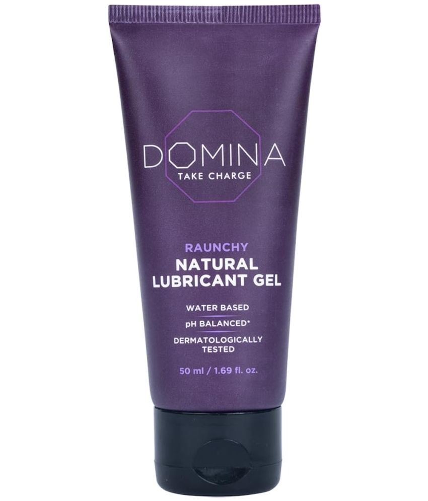     			Domina Raunchy Natural Lubricant Gel | 50 ml | Lubricant For Men & Women | Water-Based | Non-Sticky | Compatible With Condoms And Silicone Toys | pH Balanced | Glycerine Free