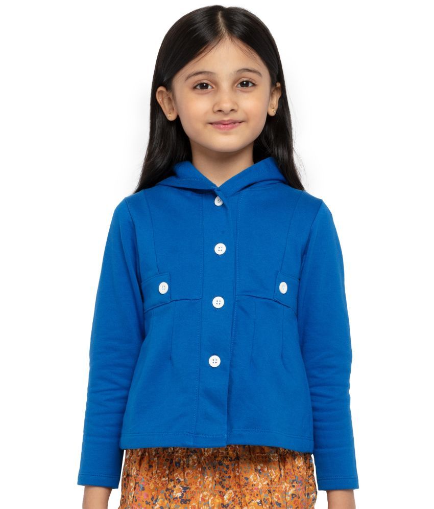     			Under Fourteen Only Girls Cotton Sweatshirt ( Blue )