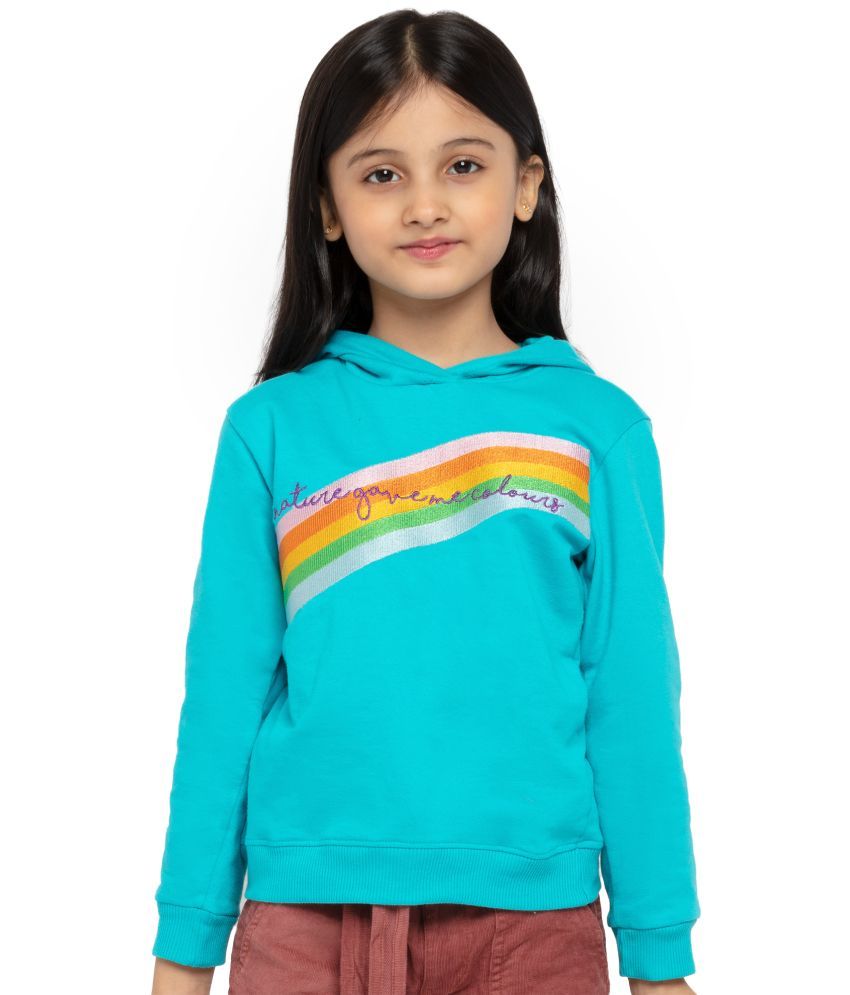     			Under Fourteen Only Girls Cotton Sweatshirt ( Blue )