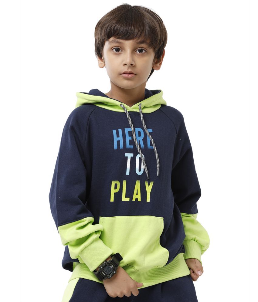     			Under Fourteen Only Pack of 1 Boys Cotton Sweatshirt ( Navy )