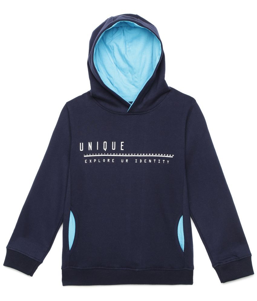     			Under Fourteen Only Navy Cotton Boys Sweatshirt ( Pack of 1 )