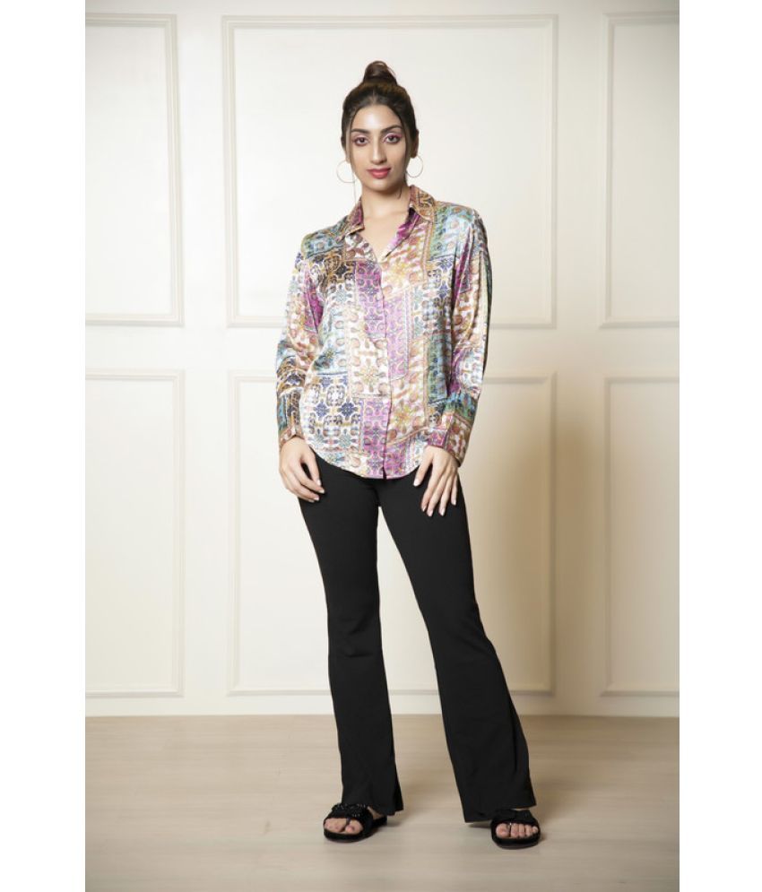     			Urban Sundari Multicolor Polyester Women's Shirt Style Top ( Pack of 1 )