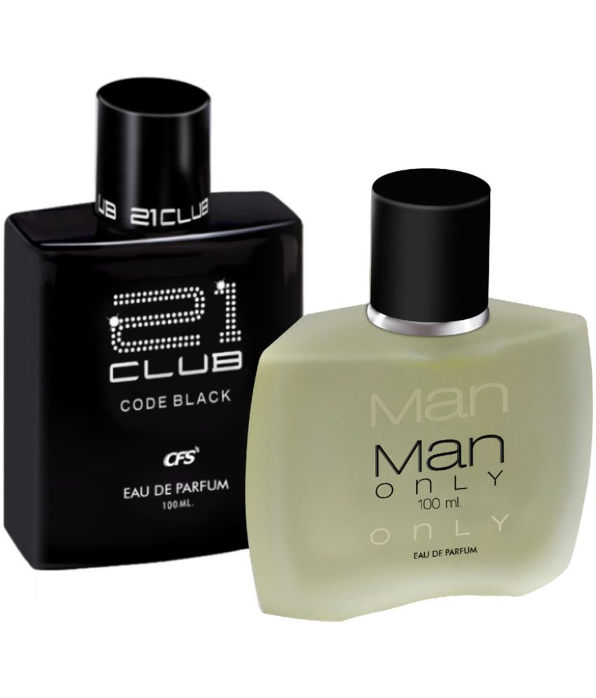     			CFS Code Black  & Man Only Black EDP Long Lasting Perfume