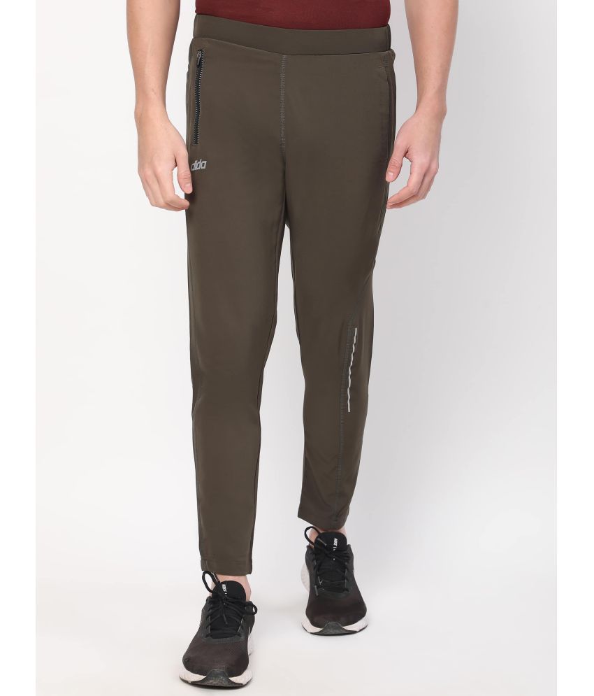     			Dida Sportswear Olive Polyester Men's Sports Trackpants ( Pack of 1 )